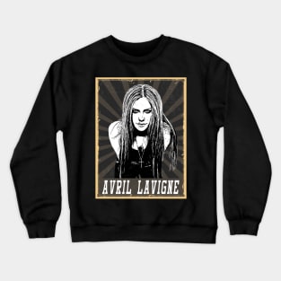 80s Style Avril Lavigne Crewneck Sweatshirt